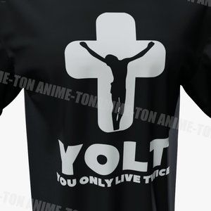 You Only Live Twice - Black Cotton Tshirt